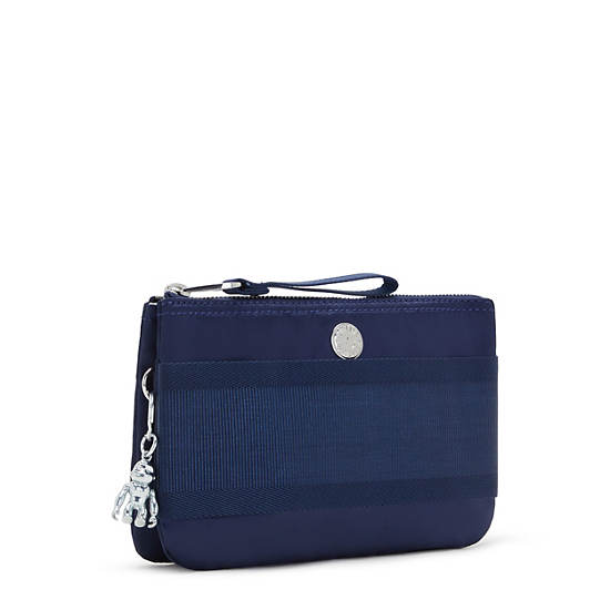 Kipling Creativity Extra Large Metallic Wristlet Vesker Marineblå | NO 1148ZU